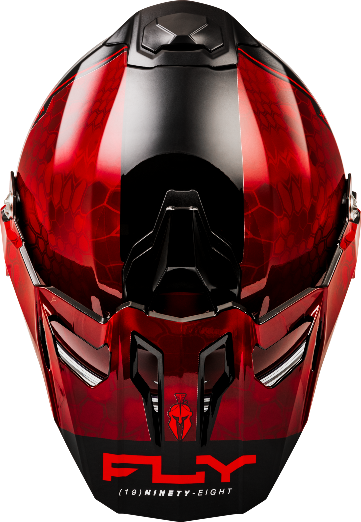 Trekker Cw Conceal Helmet Dual Shld Red/Black Xs