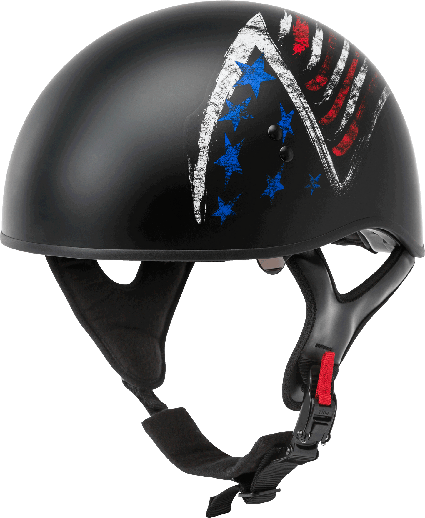 Hh 65 Half Helmet Bravery Matte Black/Red/White/Blue