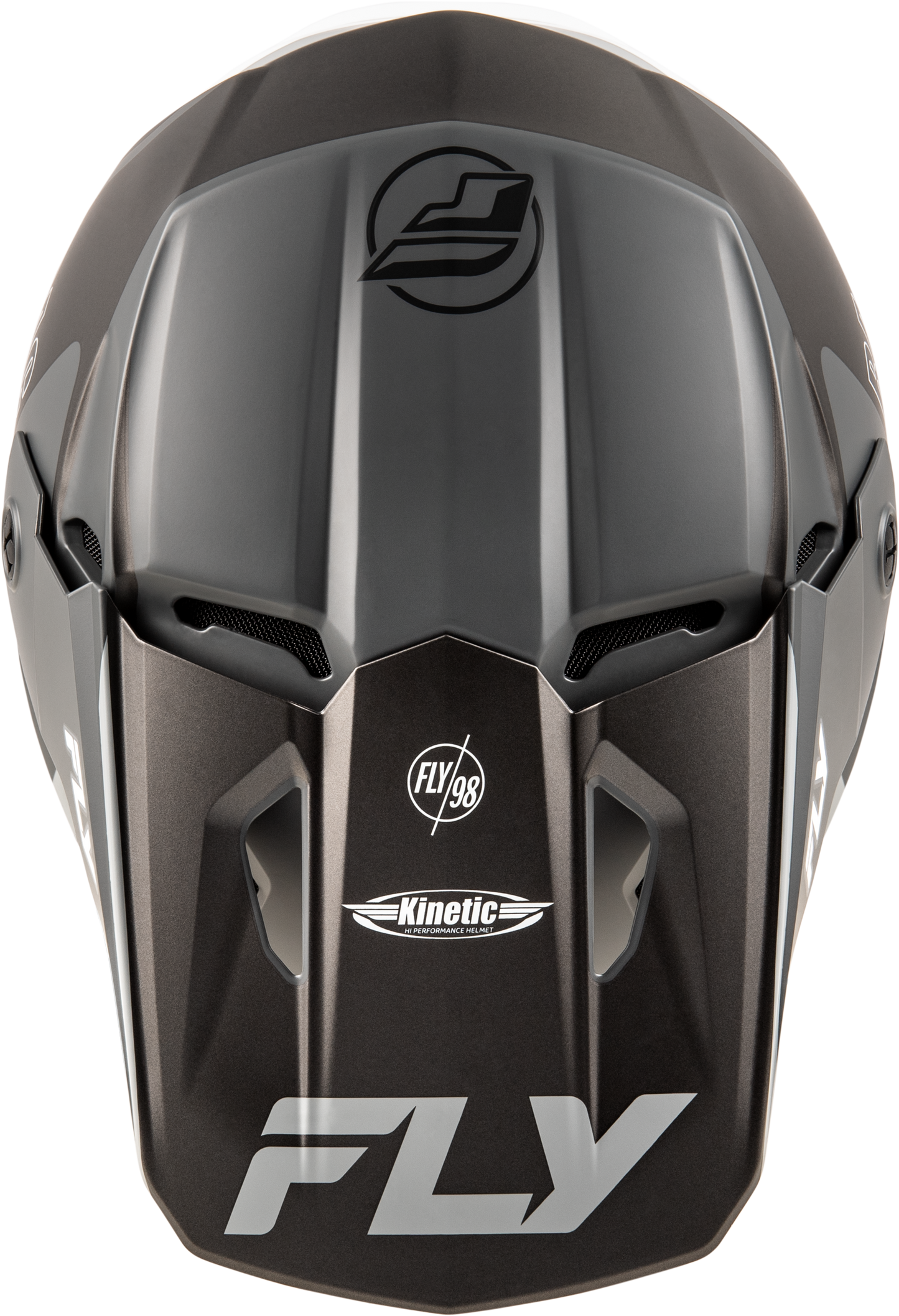 Kinetic Rally Helmet Matte Grey/Black/White Xs