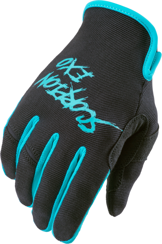 Air Stretch Gloves Grind Black/Teal