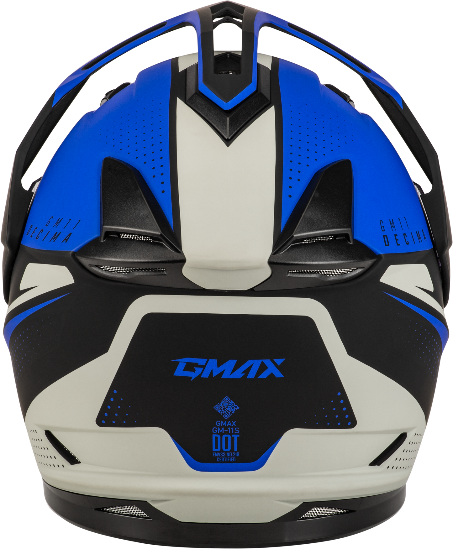 Gm 11 Decima Helmet Matte Black/Blue