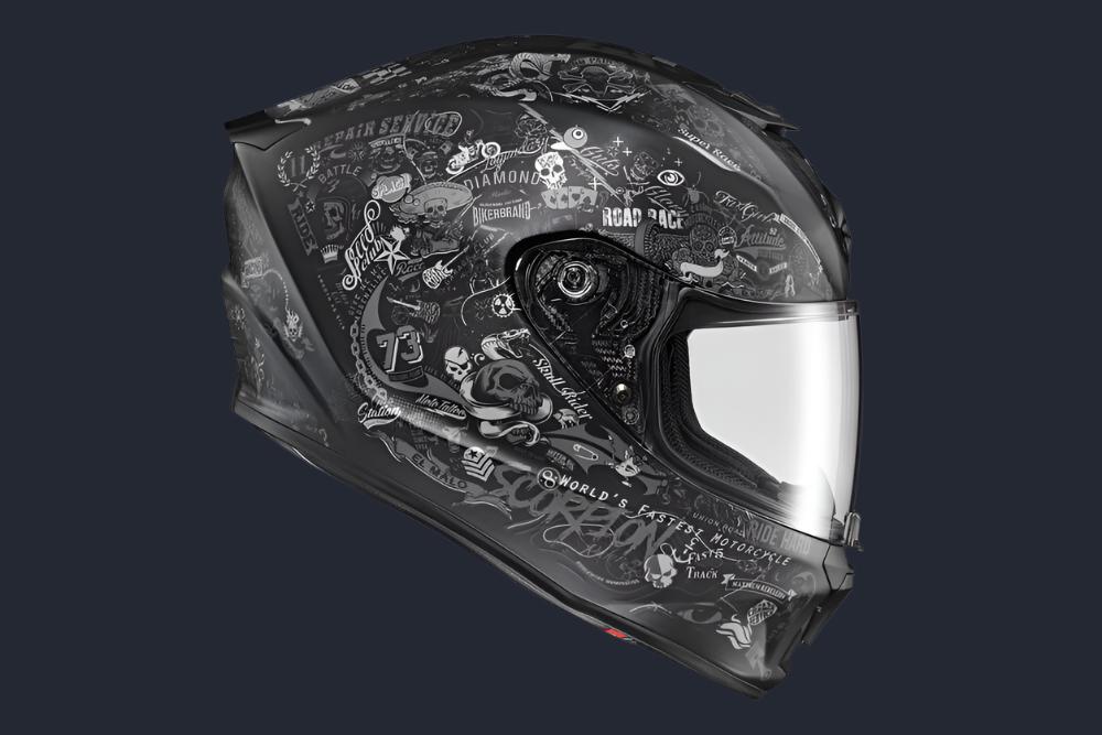 Exo R420 Full Face Helmet Shake Ii Black/White
