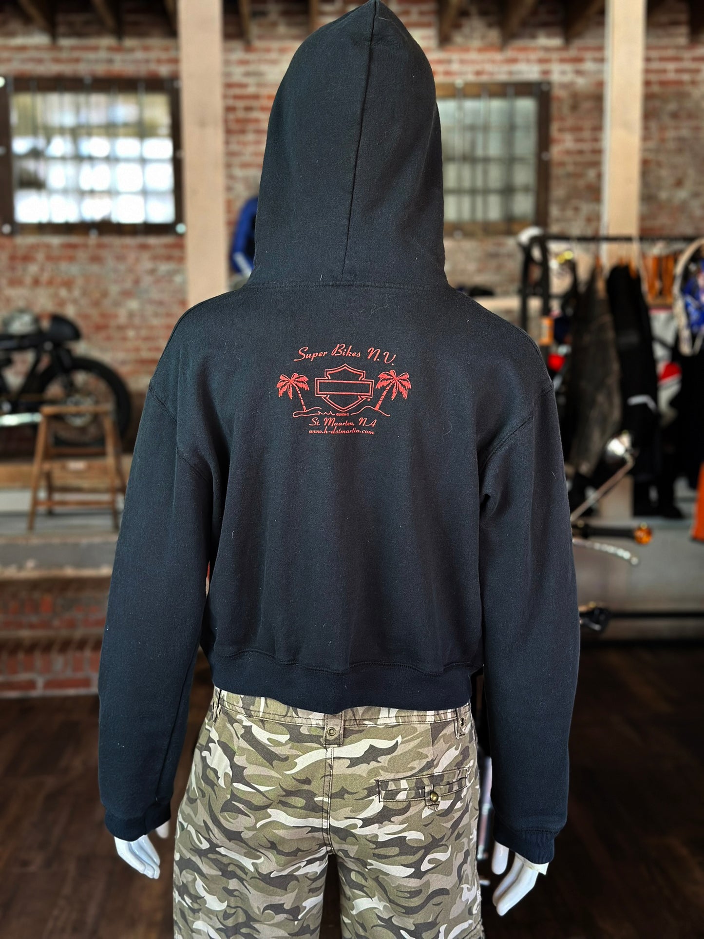 Harley Davidson Cotton Hoody Black