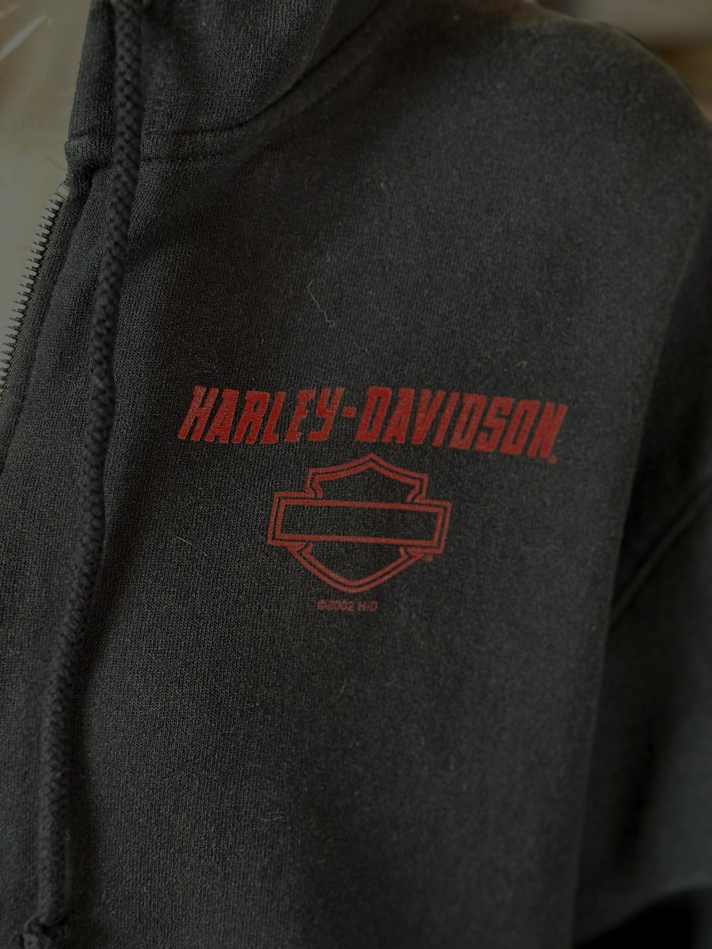Harley Davidson Cotton Hoody Black