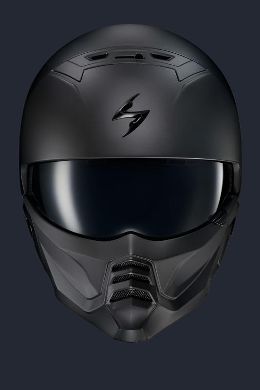 Covert 2 Open Face Helmet Matte Black