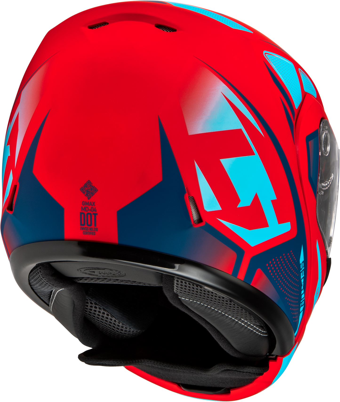 Md 04 Sector Helmet Matte Red/Blue