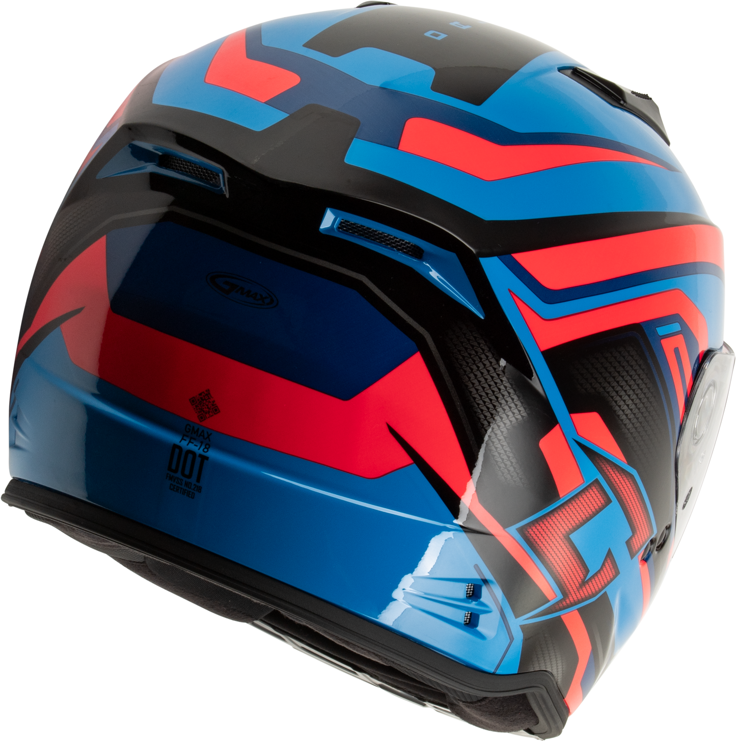 Ff 18 Drift Helmet Black/Blue/Red