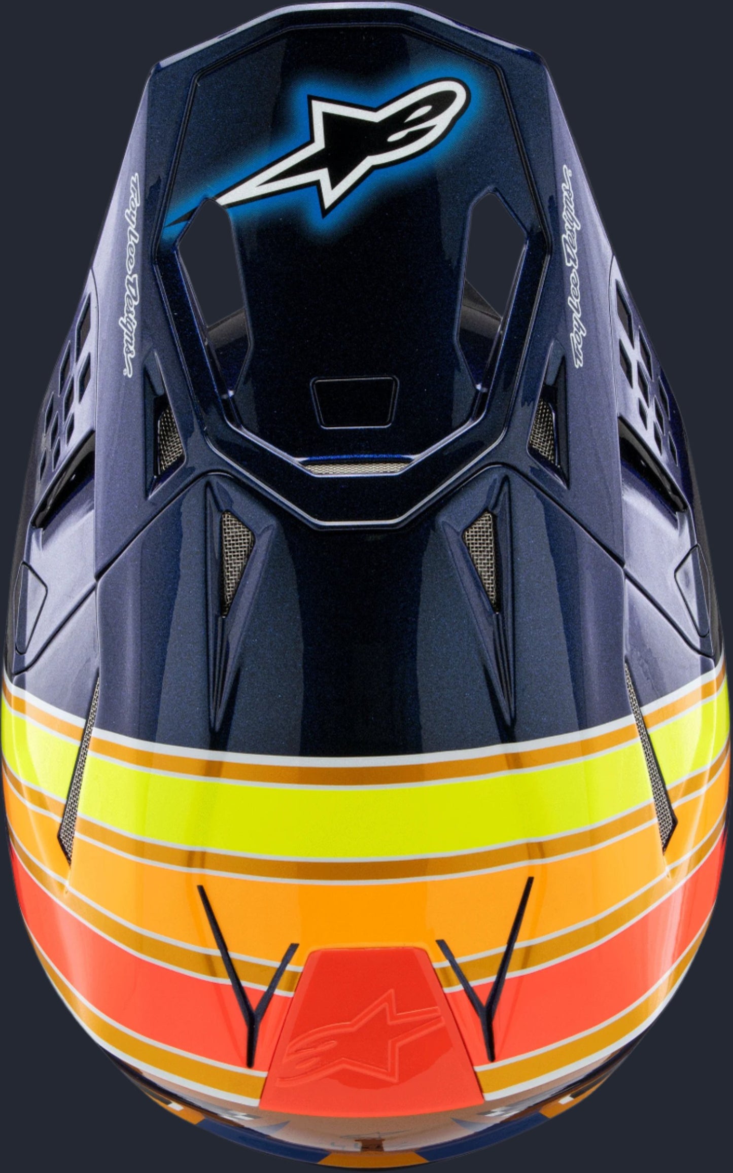S-M10 Tld Edition 25 Helmet Drk Blu/Org/Ylw Fluo/Red Xs