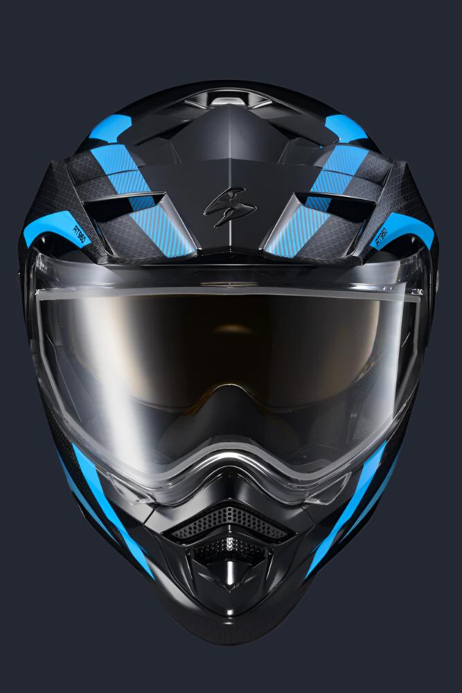 Exo At960 Cold Weather Helmet Hicks Light Blue (dual Pane)