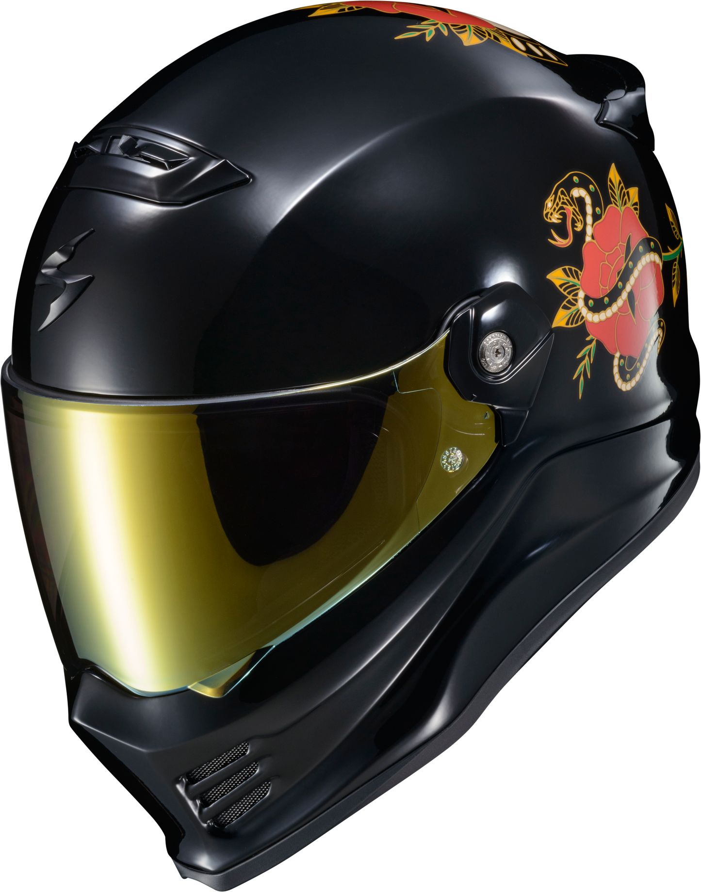 Covert Fx Full Face Helmet The Litas Gloss Black