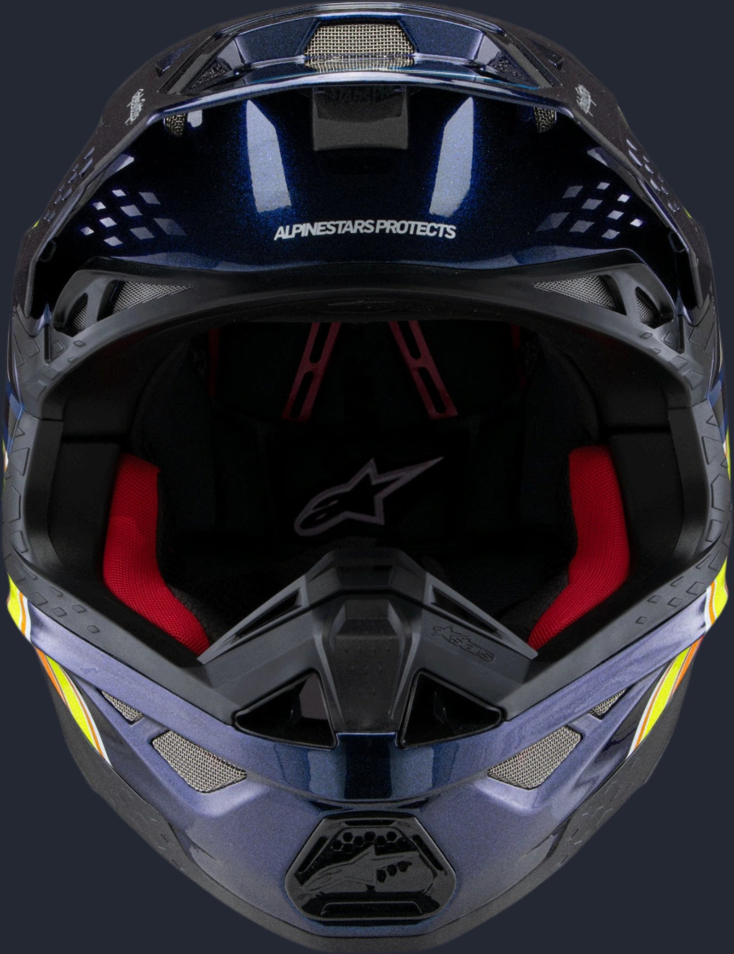 S-M10 Tld Edition 25 Helmet Drk Blu/Org/Ylw Fluo/Red Xs