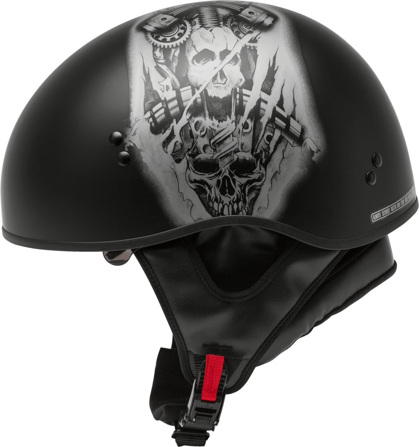 Hh 65 Half Helmet Tormentor Naked Matte Black/Silver