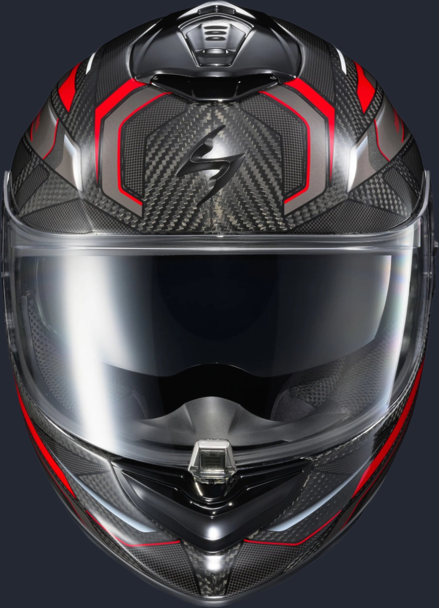 Exo St1400 Evo Carbon Helmet Hex Gloss Red