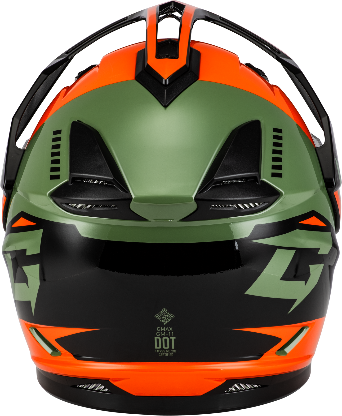 Gm 11 Ronin Helmet Orange/Green/Black