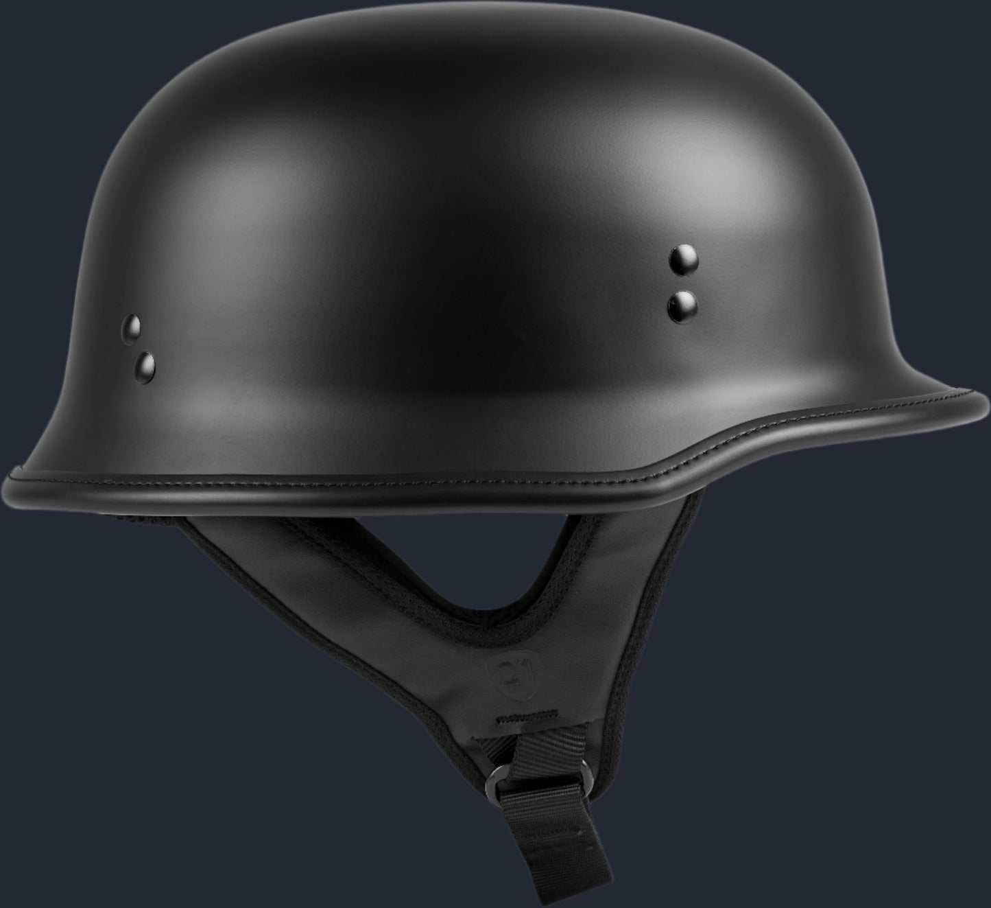 9mm German Beanie Helmet Matte Black