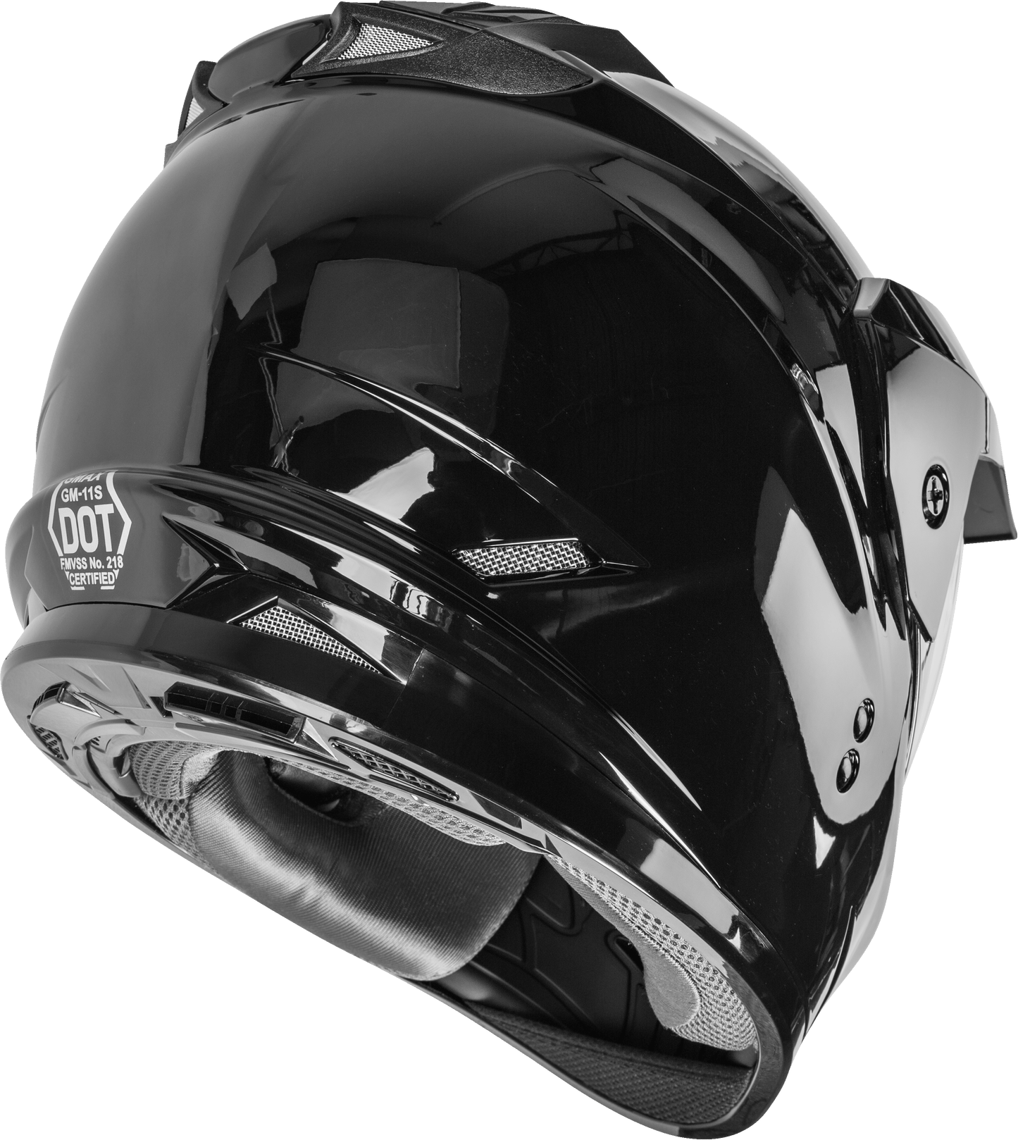 Gm 11 Dual Sport Helmet Black