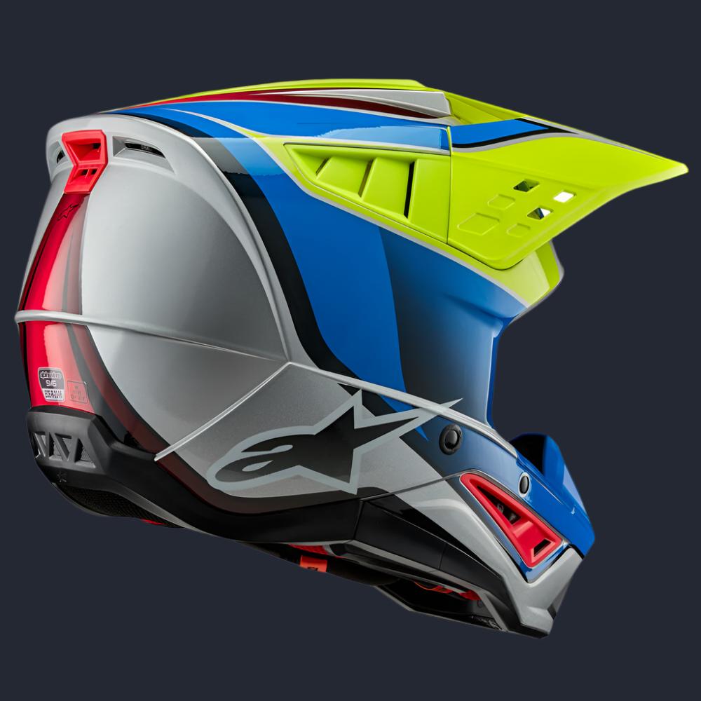 S-M5 Sail Helmet Ylw Fluo/Enamel Blu/Slv G Xs