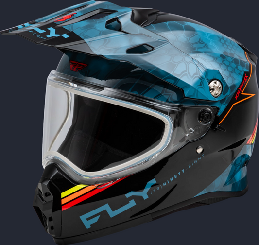 Trekker Cw Conceal Helmet Dual Shld Slate/Black/Red Xs