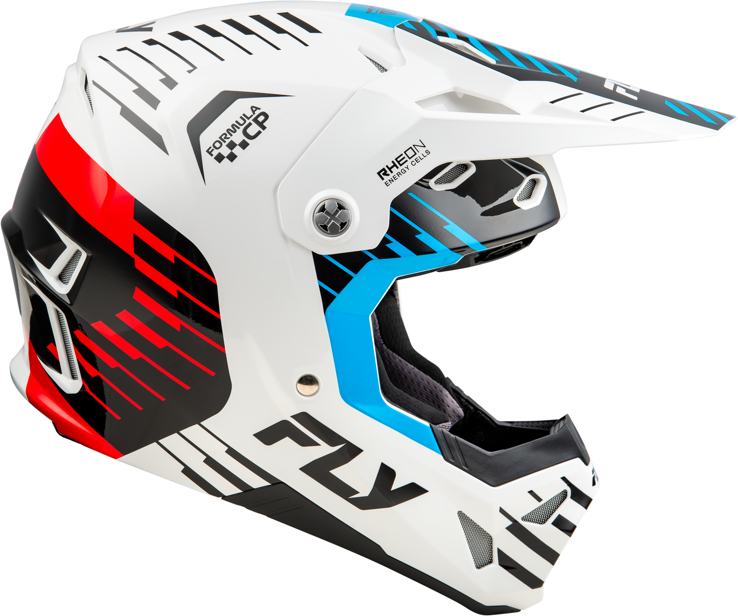 Formula Cp Slice Helmet White/Red/Cyan Sm