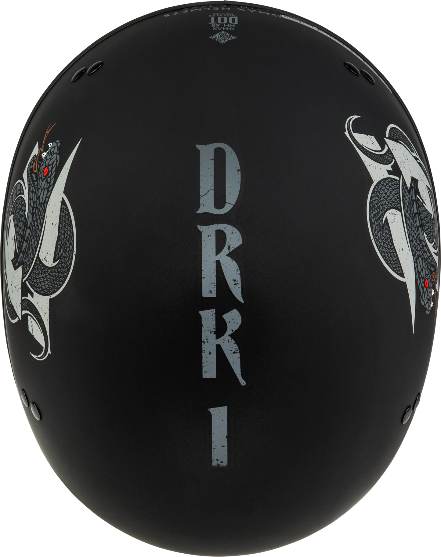 Hh 65 Drk1 Helmet Matte Black/Grey