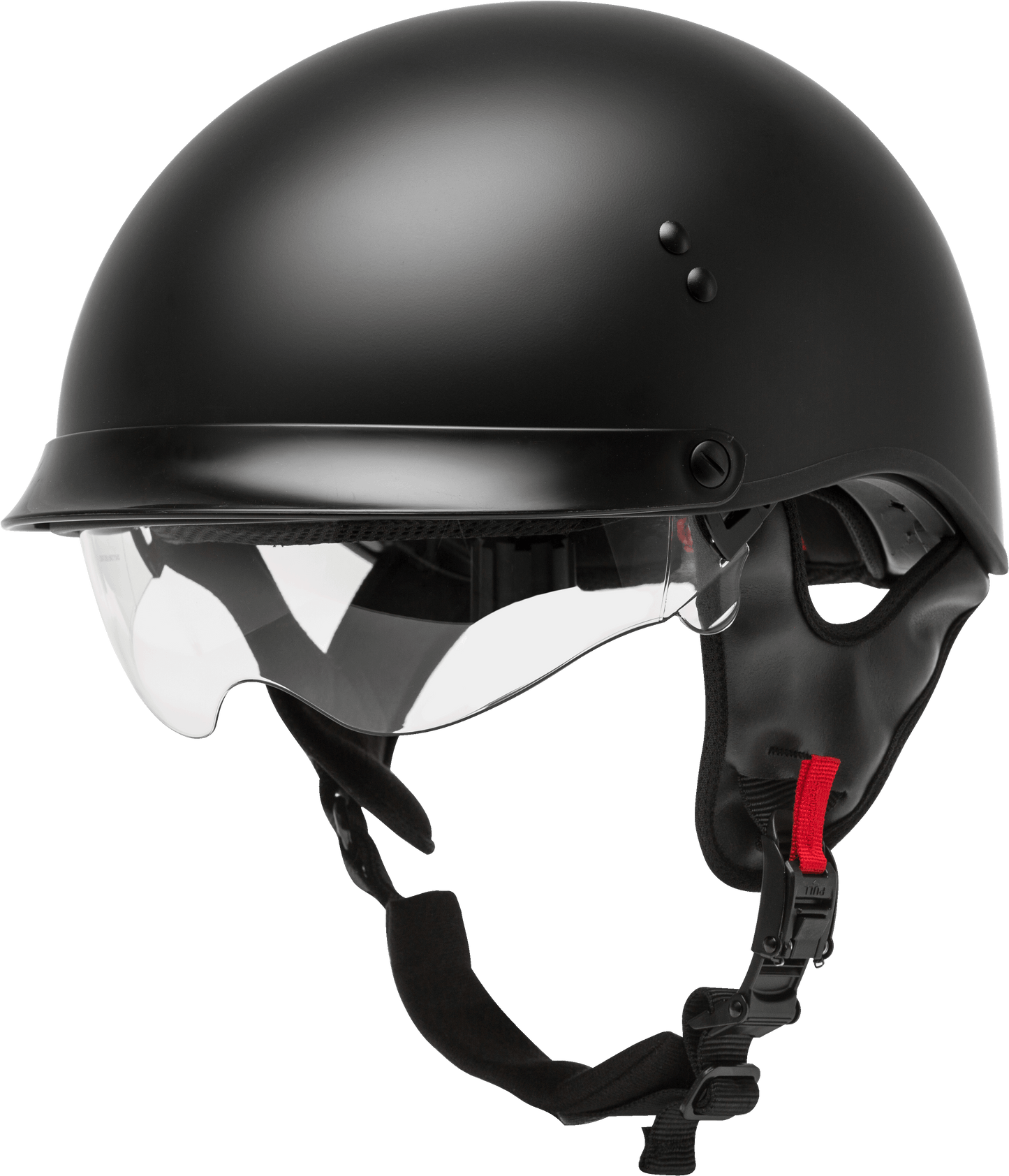 Hh 65 Half Helmet Full Dressed Matte Black