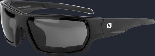Tread Sunglasses Matte Black W/Smoked Lens Removable Foam