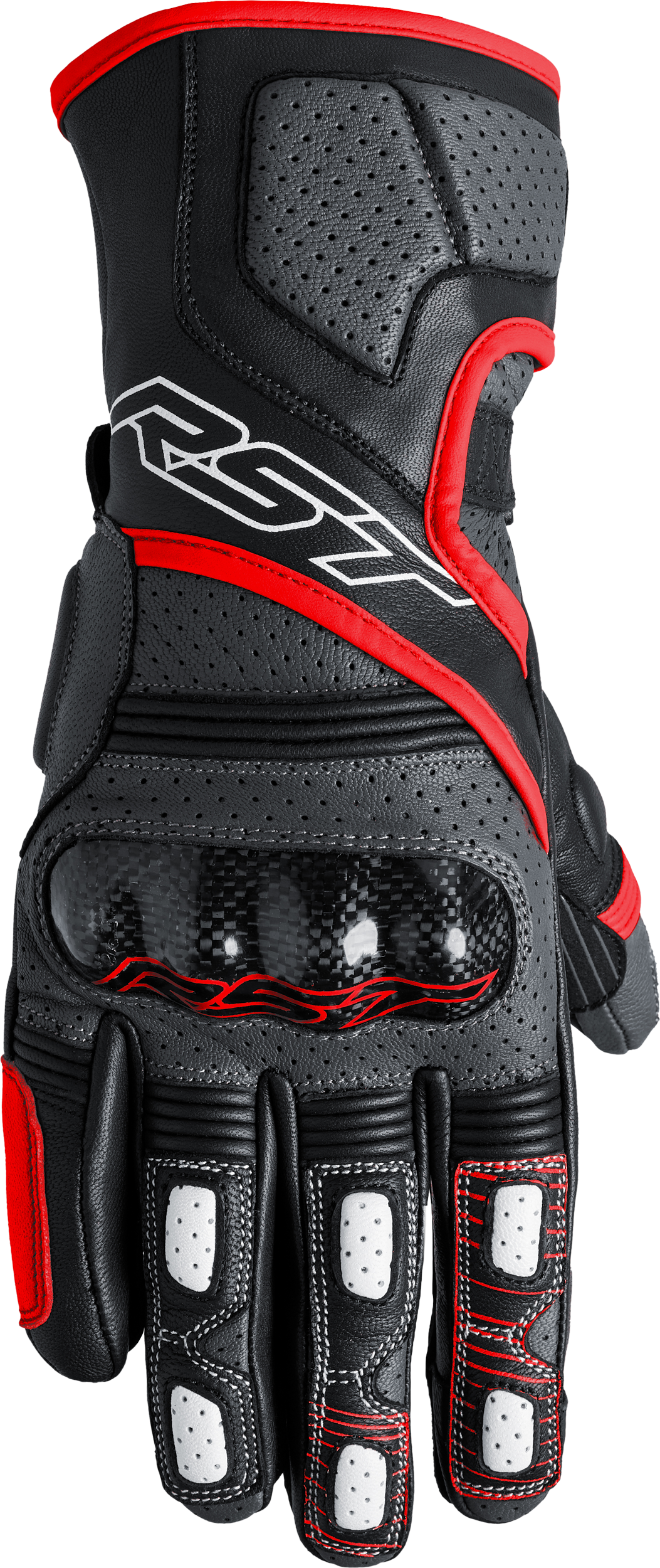 RST Fulcrum CE Glove Grey/Red/Black