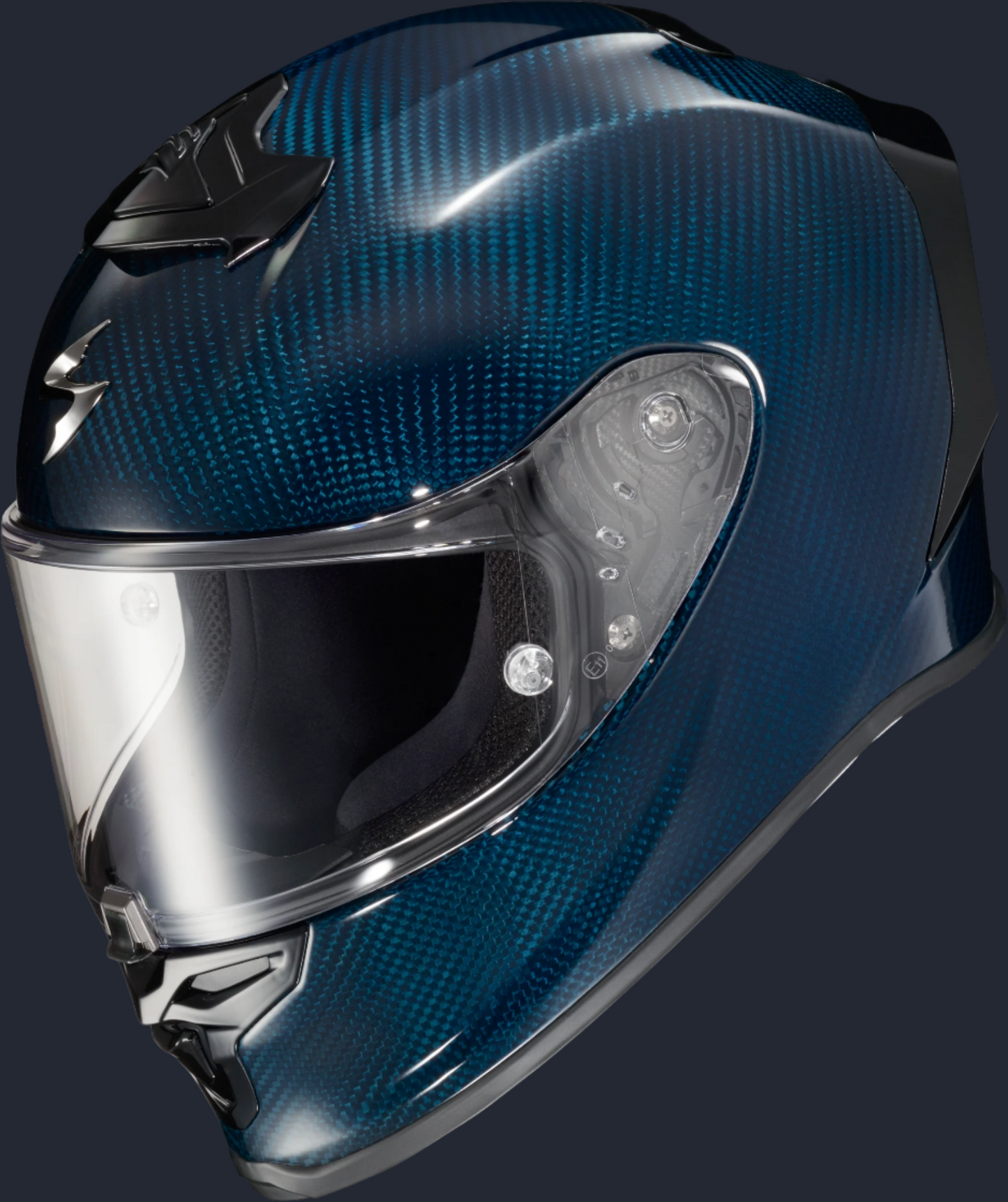 Exo R1 Air Full Face Helmet Carbon Blue