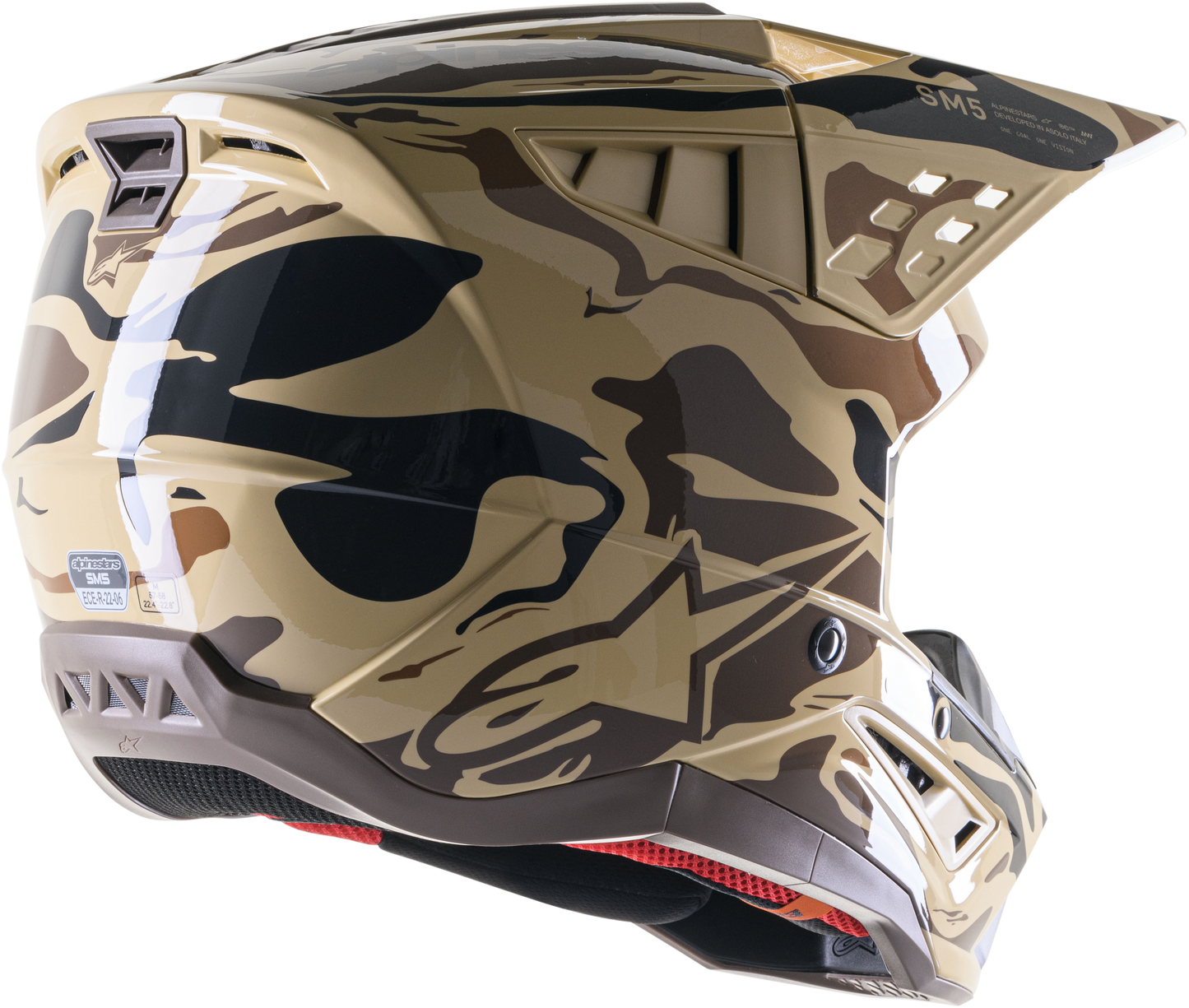 S-M5 Mineral Helmet Dark Brown/Kangaroo Matte Xs