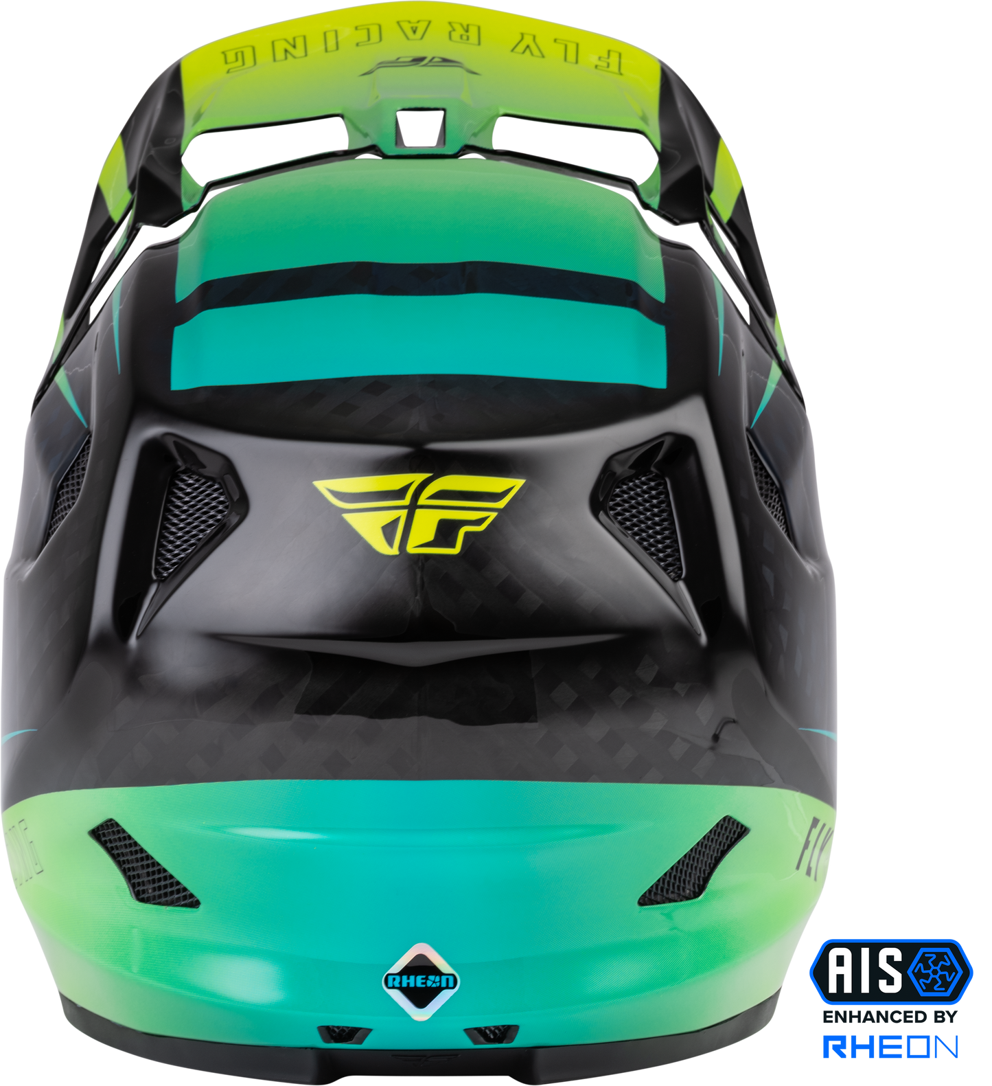Werx-R Helmet Hi-Vis/Teal Carbon Xs