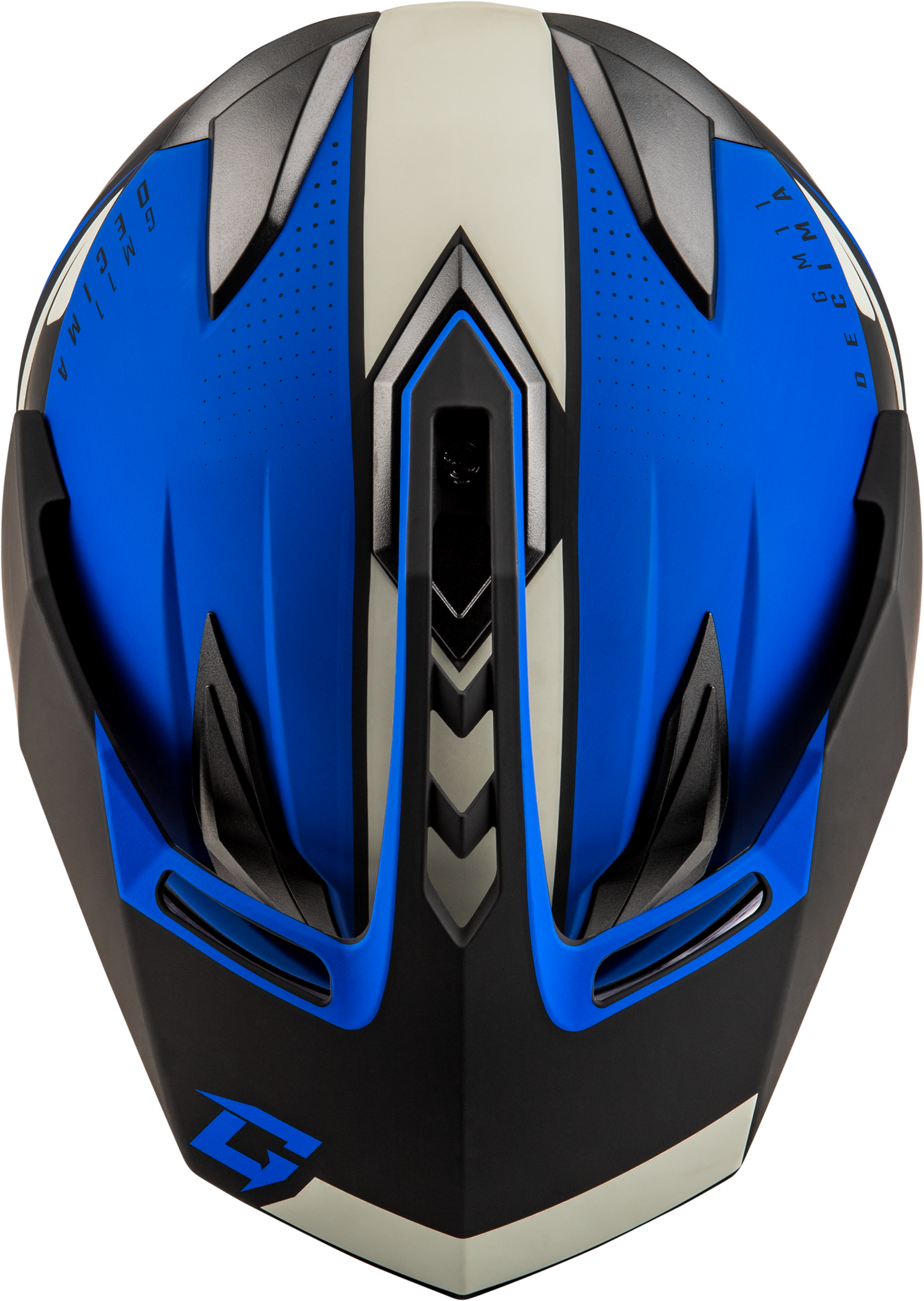 Gm 11 Decima Helmet Matte Black/Blue