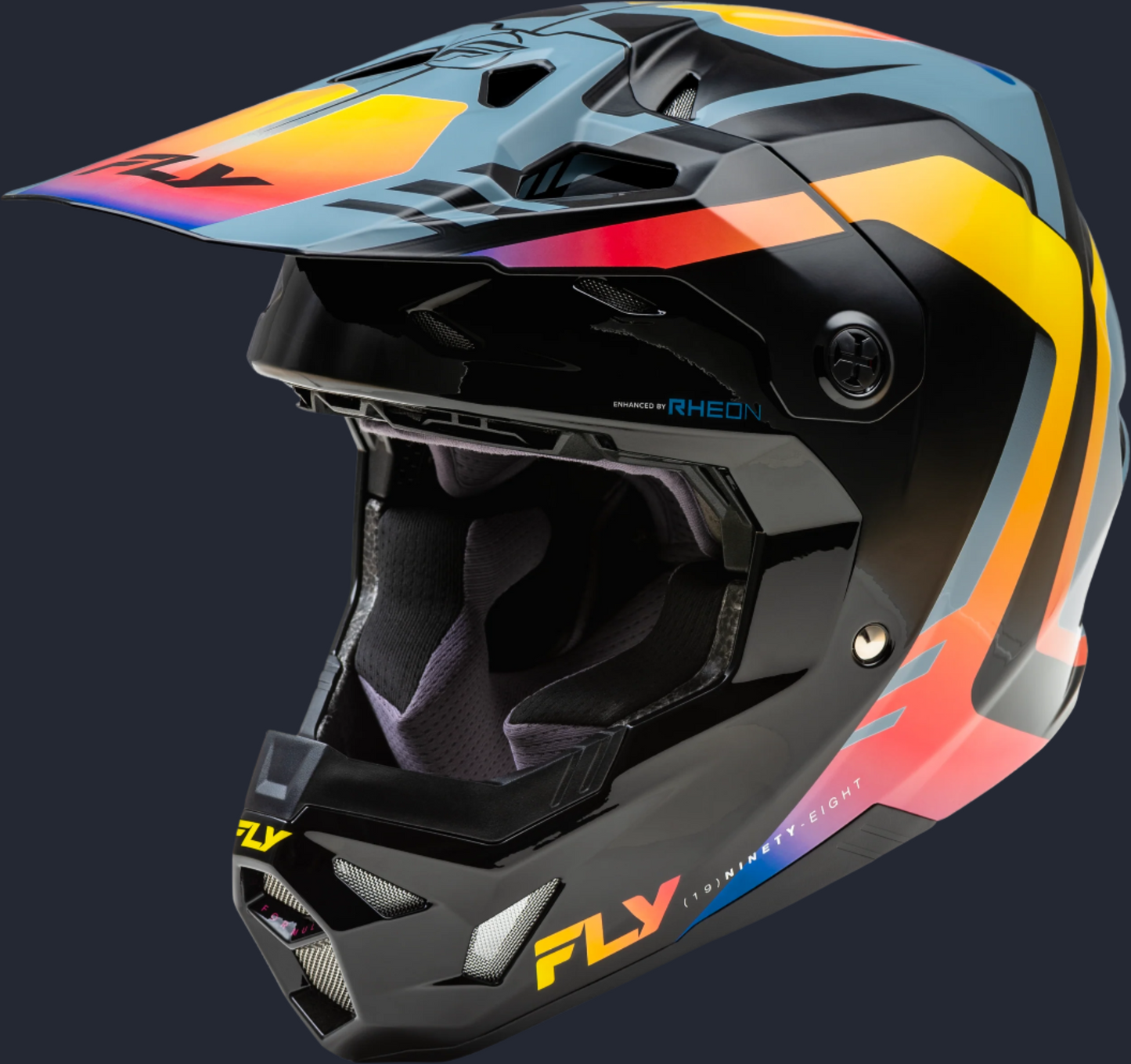 Formula Cp Krypton Helmet Grey/Black/Electric Fade Xs