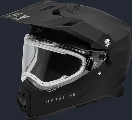 Trekker Cw Solid Helmet Elec Shld Matte Black Xs