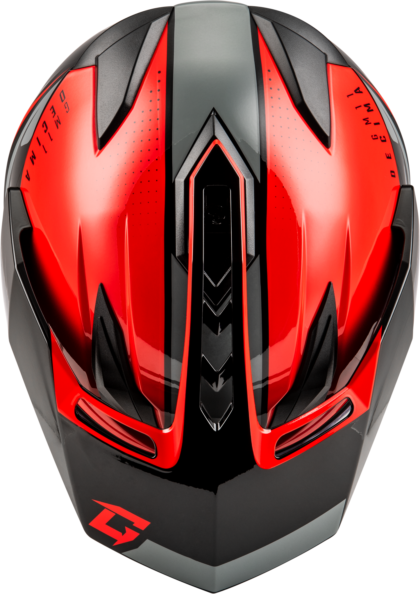 Gm 11 Decima Helmet Black/Red/Grey