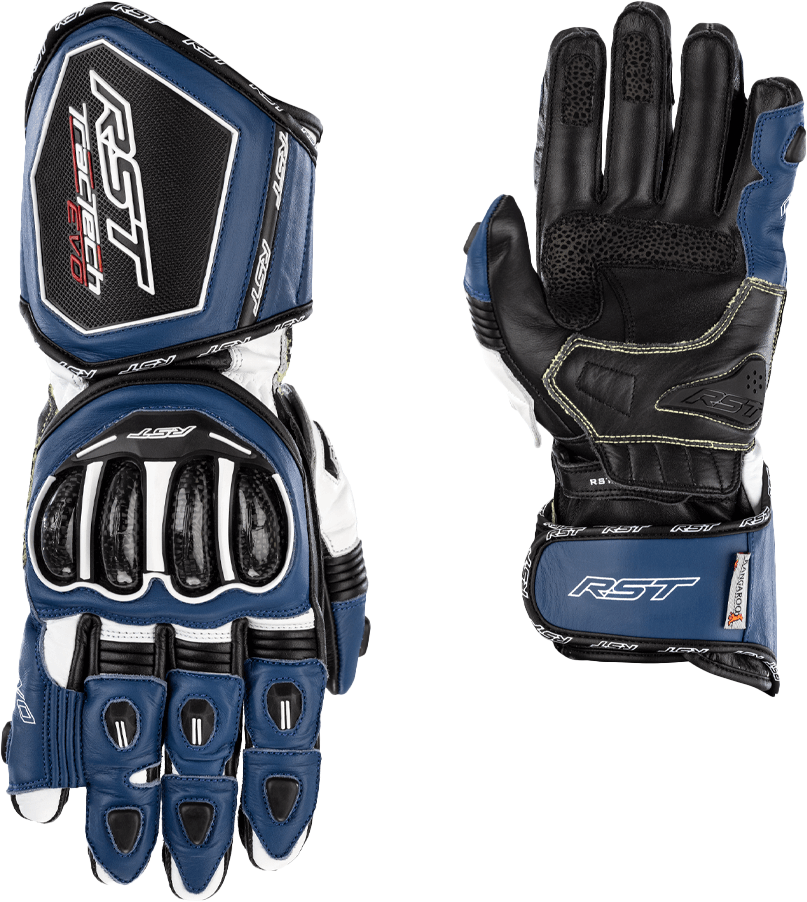 RST Tractech Evo 4 CE Glove Blue/White/Black