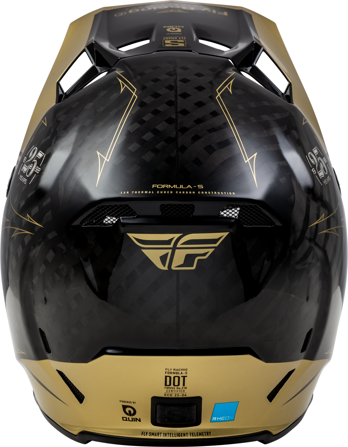 Formula S Carbon Legacy Helmet Black/Gold Xs