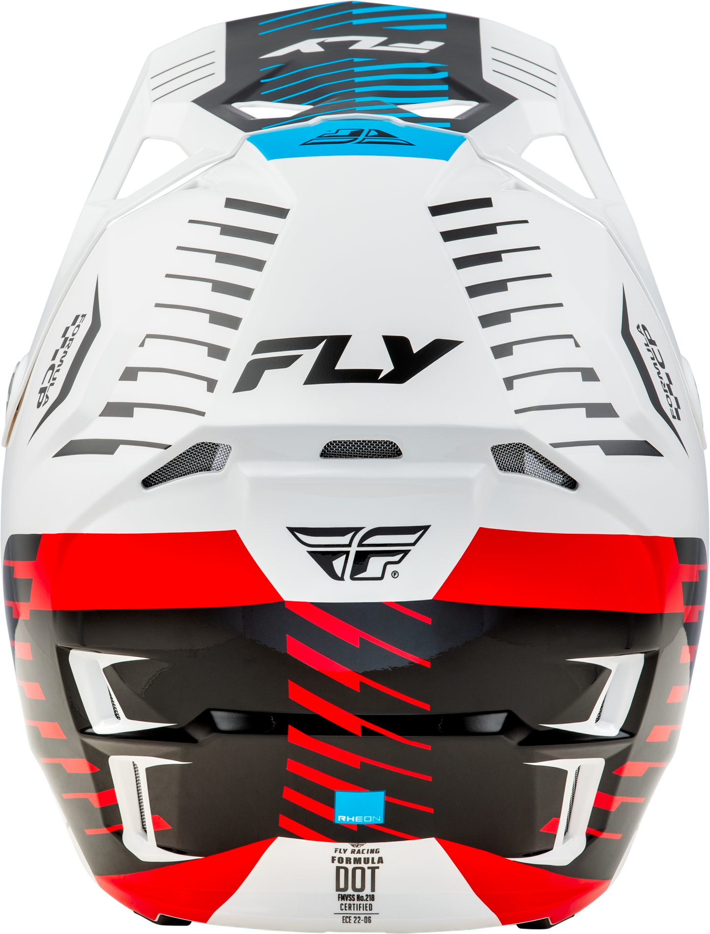 Formula Cp Slice Helmet White/Red/Cyan Sm