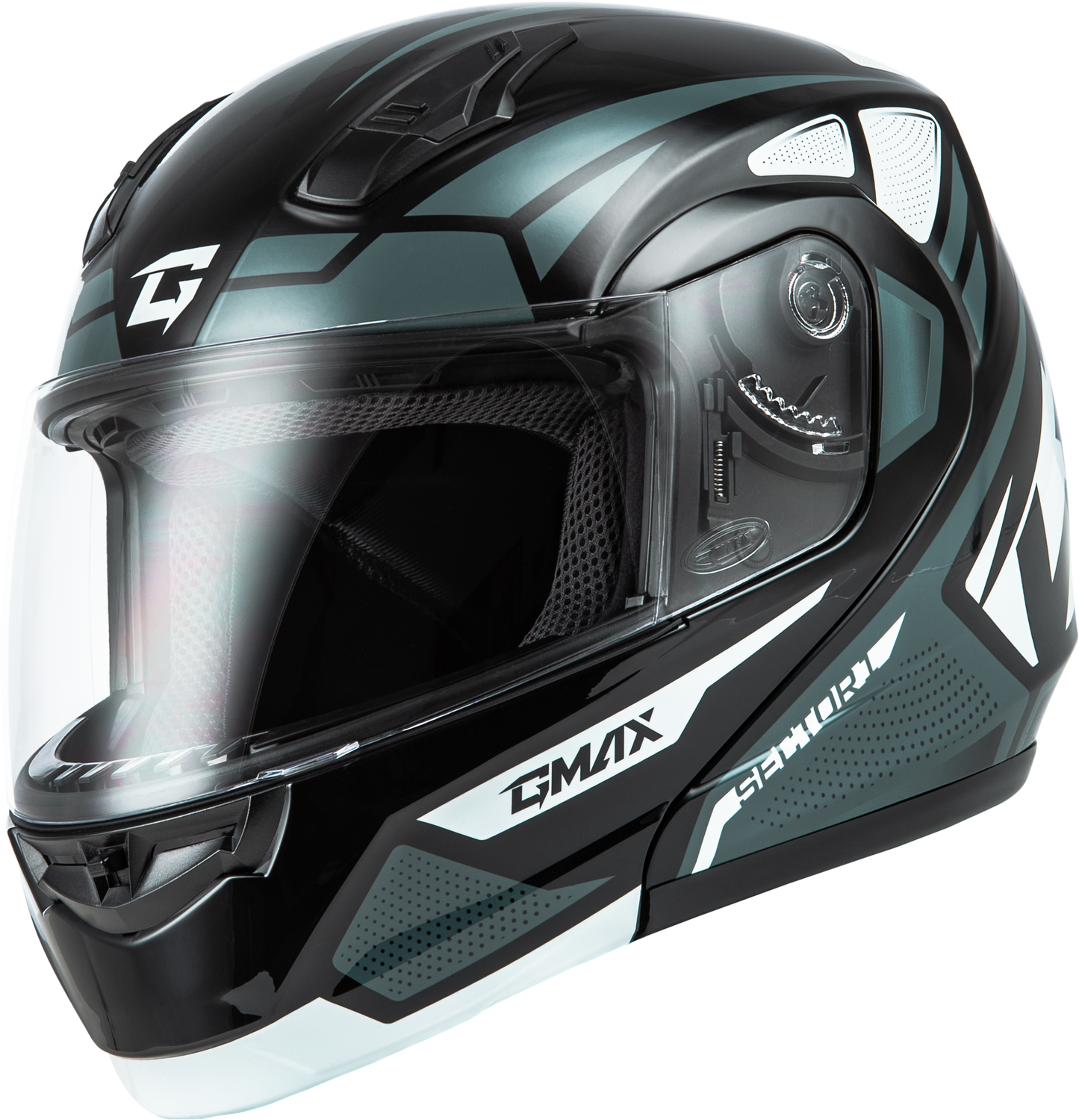Md 04 Sector Helmet Black/Silver