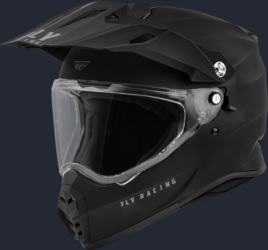 Trekker Solid Helmet Matte Black Xs