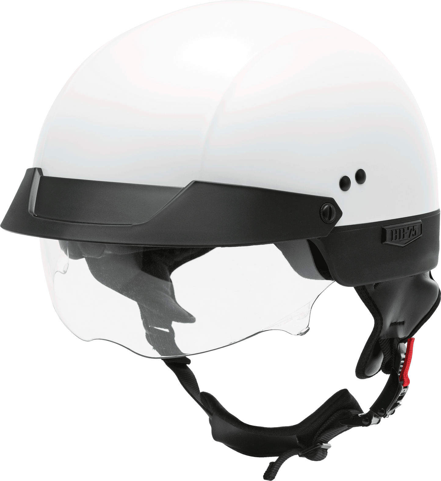 Hh 75 Half Helmet White