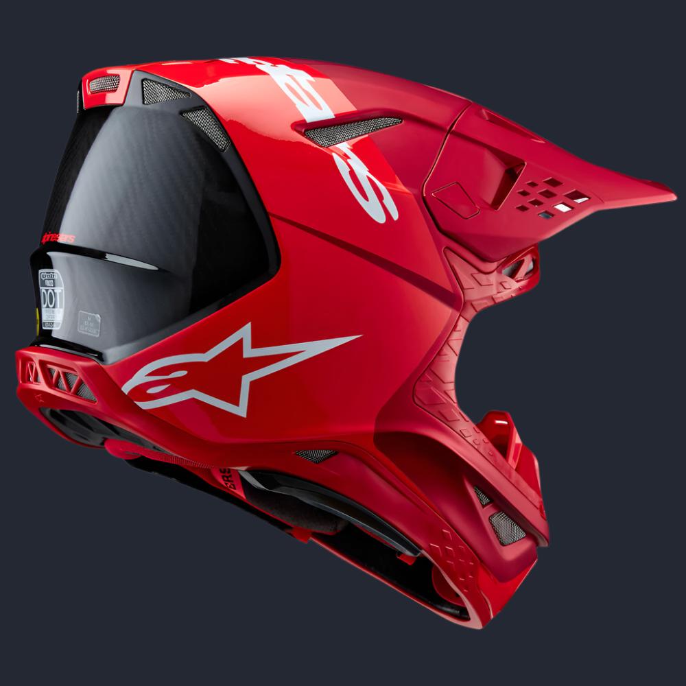 Supertech S-M10 Flood Helmet Red Fluo/Red M&G Xs