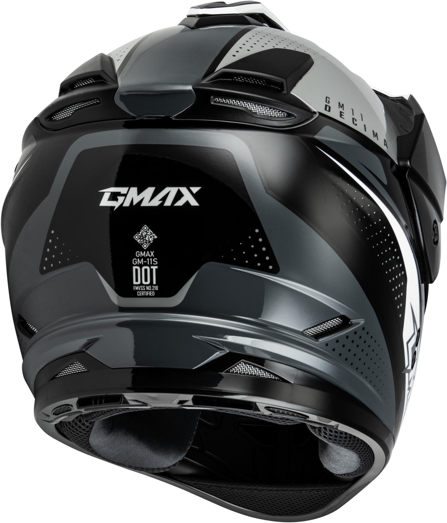 Gm 11 Decima Helmet Black/Grey/White