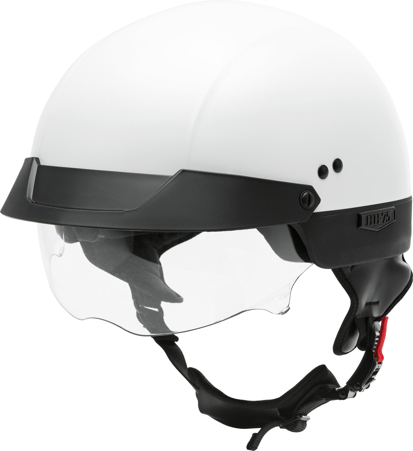 Hh 75 Half Helmet White