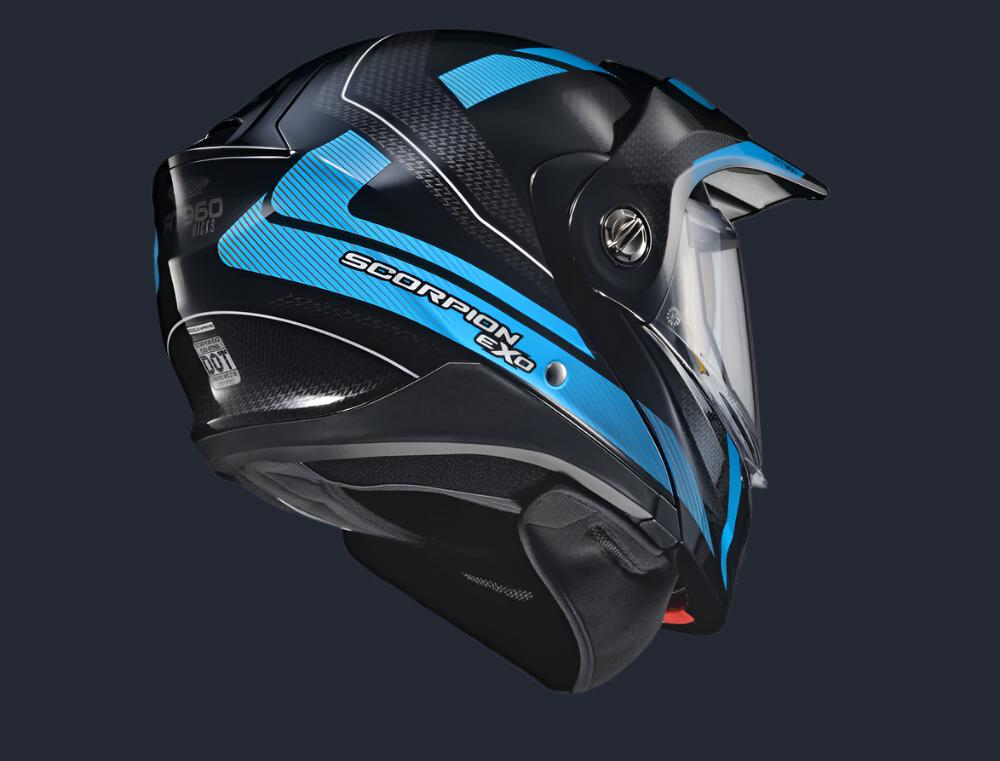 Exo At960 Cold Weather Helmet Hicks Light Blue (dual Pane)