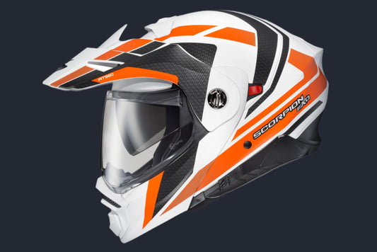 Exo At960 Modular Helmet Hicks White/Orange