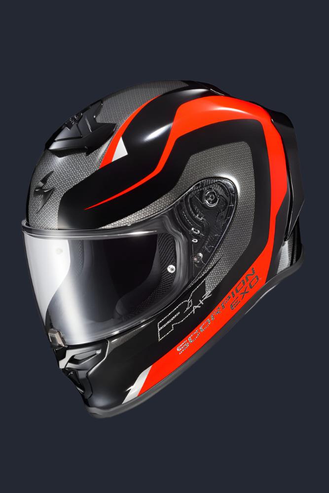 Exo R1 Air Full Face Helmet Hive Red/Black