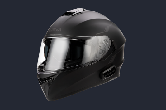 Outforce Full Face Helmet Bluetooth Matte Black