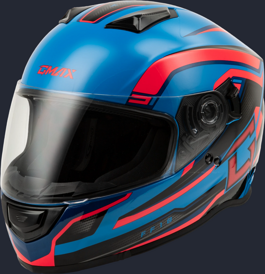 Ff 18 Drift Helmet Black/Blue/Red