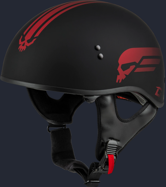 Hh 65 Retribution Helmet Matte Black/Red