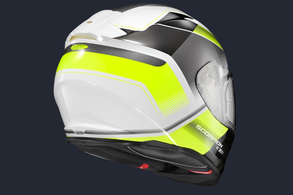 Ryzer Full Face Helmet Edge Hi Viz